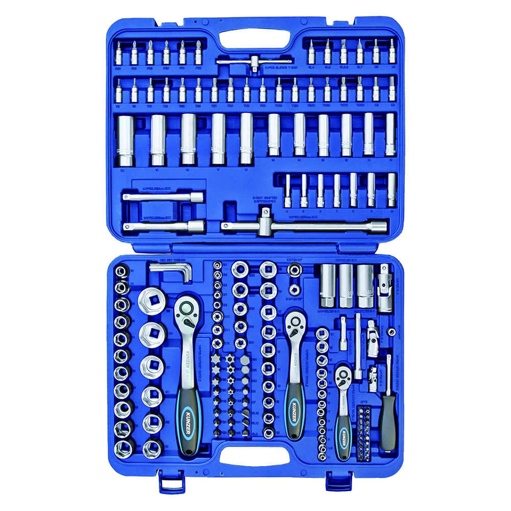 KUNZER set nasadnih ključeva 1/2" 1/4" 3/8" 172 dj. 7SS172-KUN