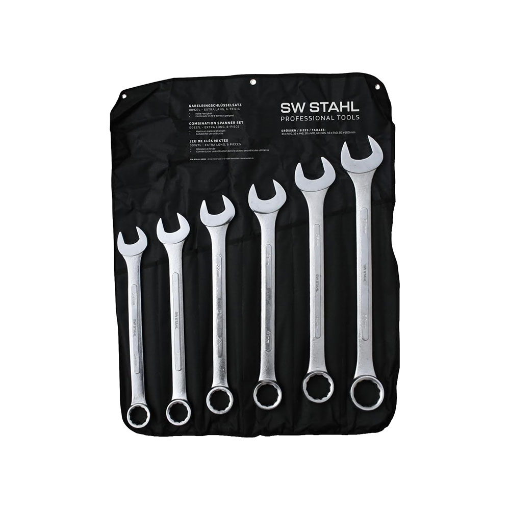 SW STAHL set viljuškasto-okastih ključeva dugi 34-50 mm 6 dj. 00927L-SWT