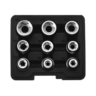 SW STAHL set nasadnih ključeva 1/2" E10-E24, 9 dj. 04435L-SWT