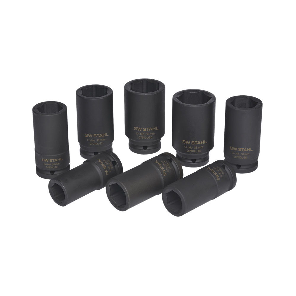SW STAHL set udarnih nasadnih ključeva 3/4" 6-kutn. 8 dj. 07910L-SWT
