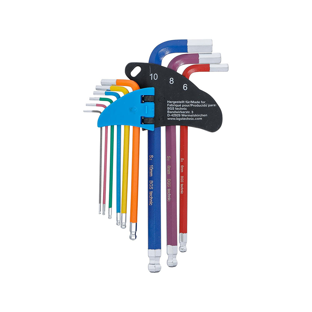 BGS set imbusa dugih s kuglicom 1,5-10 mm 9 dj. 74452