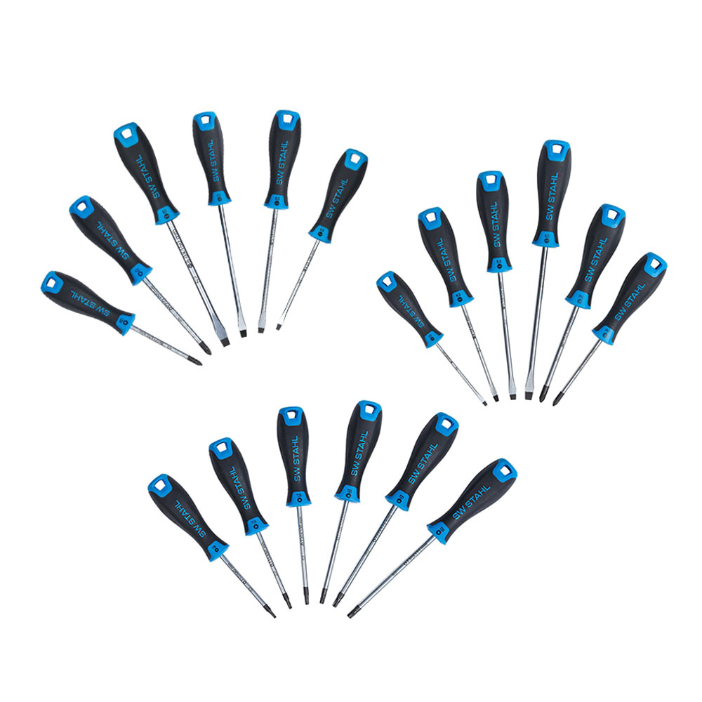 SW STAHL set odvijača križni/ravni + torx + križni + ravni 99533L-SWT