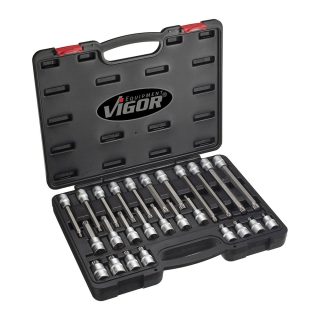 VIGOR set nasadnih ključeva 1/2" XZN 26 dj. V1918-VOR