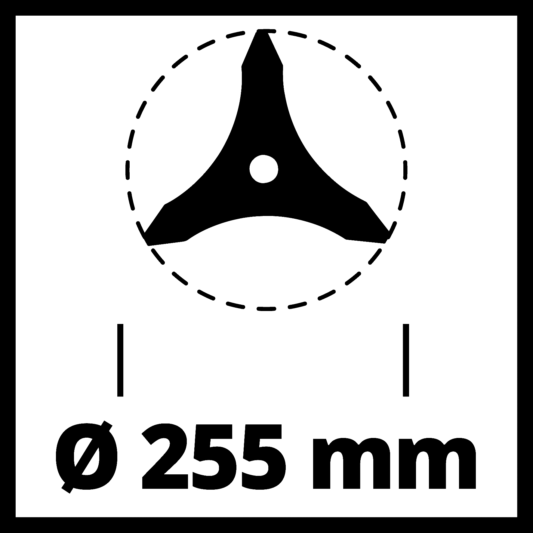 EINHELL rezervni nož za AGILLO 255 - Slika 2