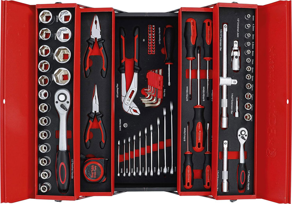 BGS set alata u metalnom koferu 86 dj. 6056 - Slika 2