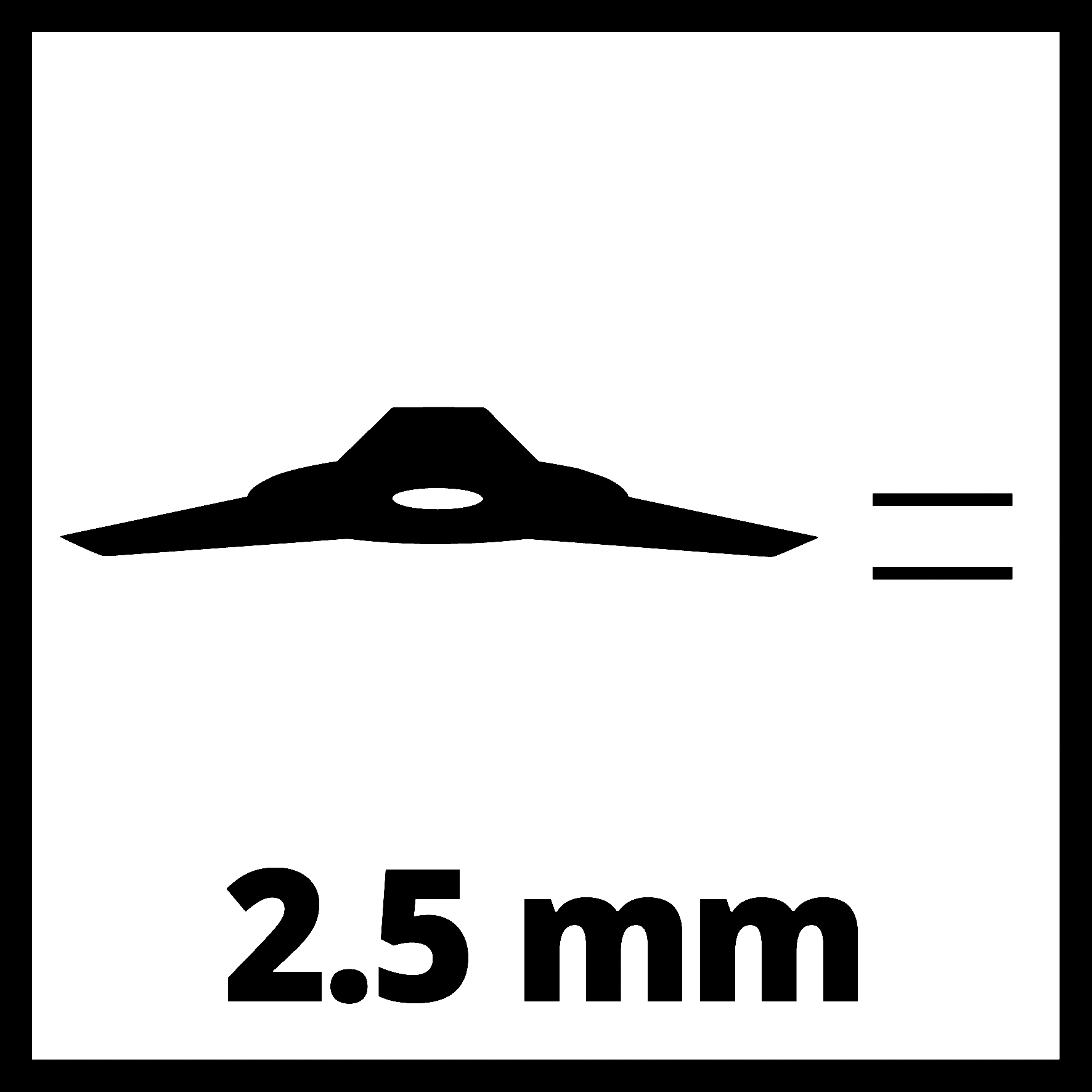 EINHELL rezervni nož za AGILLO 255 - Slika 3