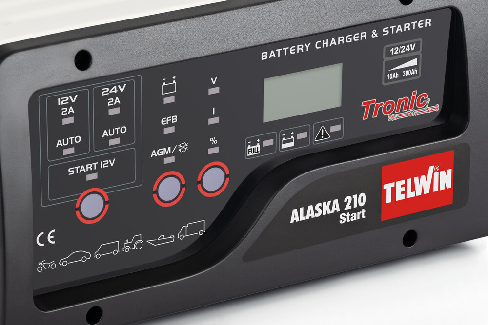 TELWIN punjač/starter ALASKA 210 START 12/24V 300/160 Ah - Slika 4