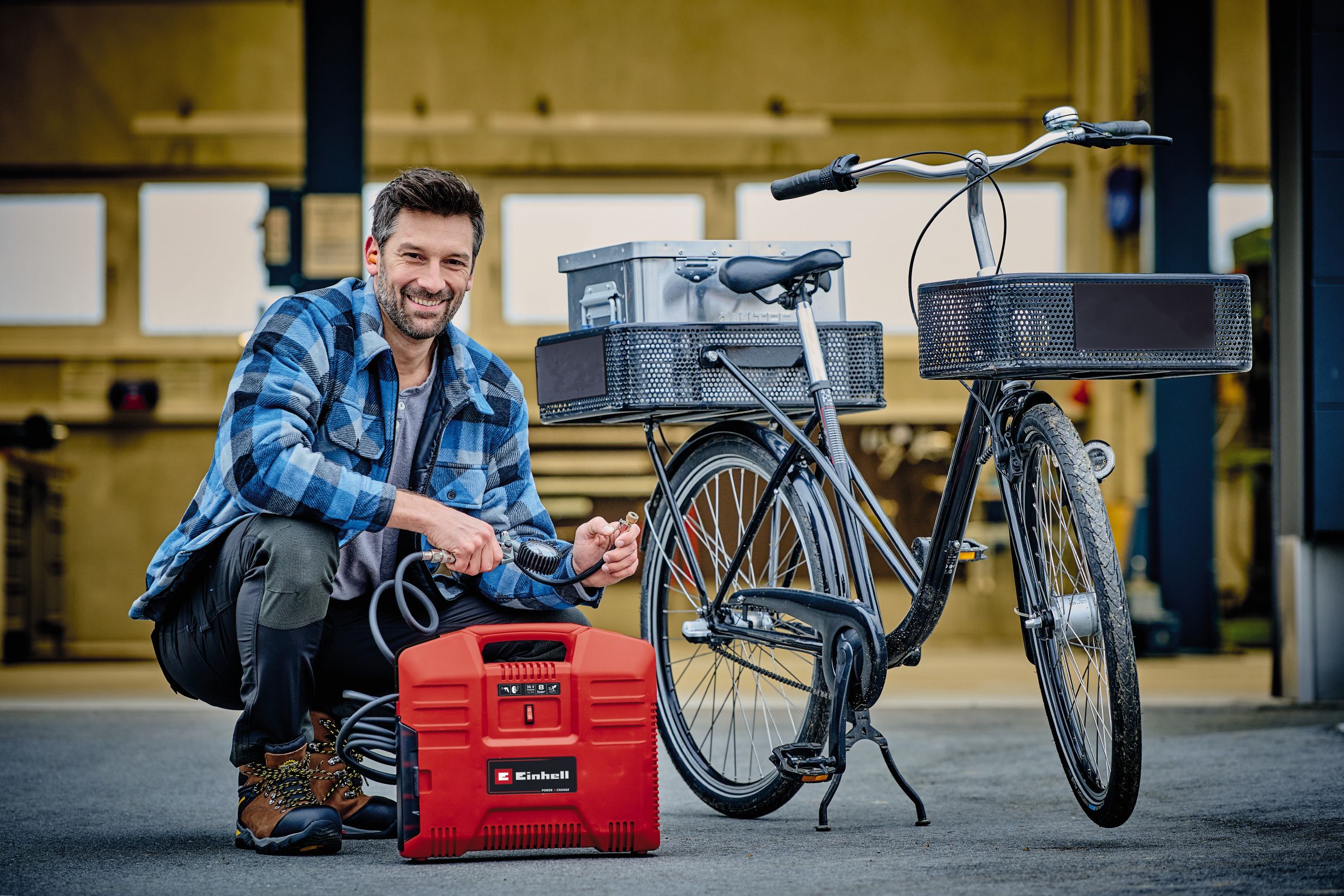 EINHELL aku kompresor TE-AC 36/8 Li OF Set PXC 18+18V bez baterije - Slika 7