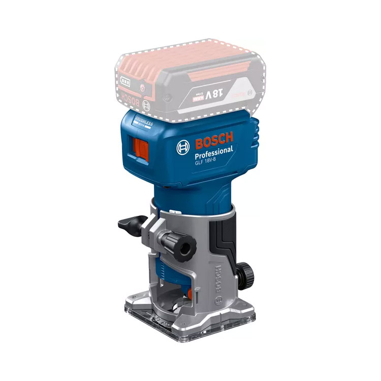 BOSCH aku glodalica za rubove GLF 18V-8 18V bez baterije kovčeg - Slika 2