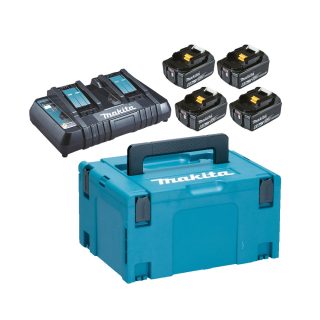 MAKITA aku set LXT 4xAku 18V 6,0Ah 1xDC18RD Makpac 198091-4