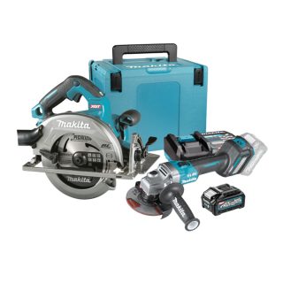 MAKITA aku set - ručna kružna pila HS003GM201 + kutna brusilica GA023GZ XGT 2xAku 40V 4,0Ah kovčeg