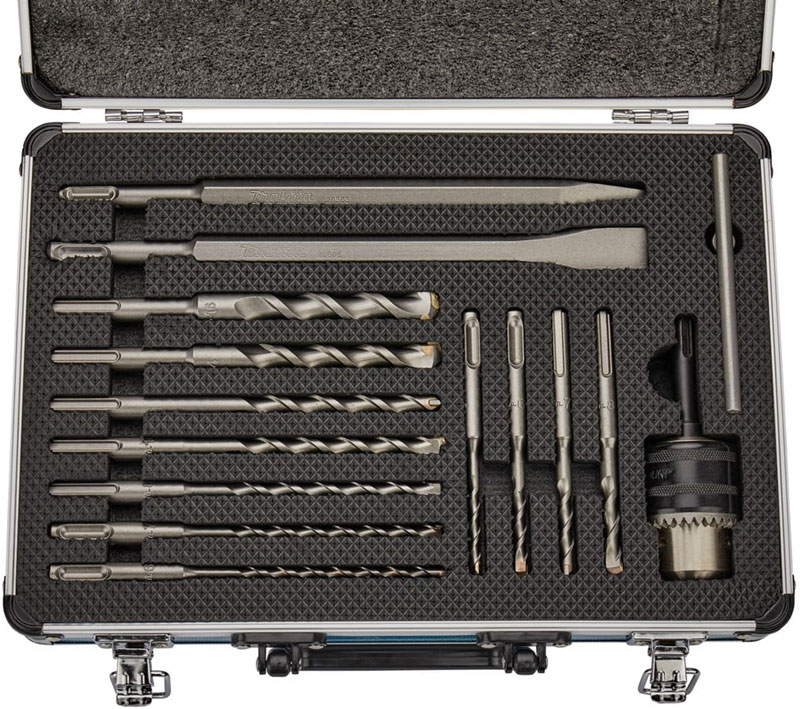 MAKITA set svrdala i dlijeta za SDS+ bušilice 14 dj. D-71174 - Slika 2