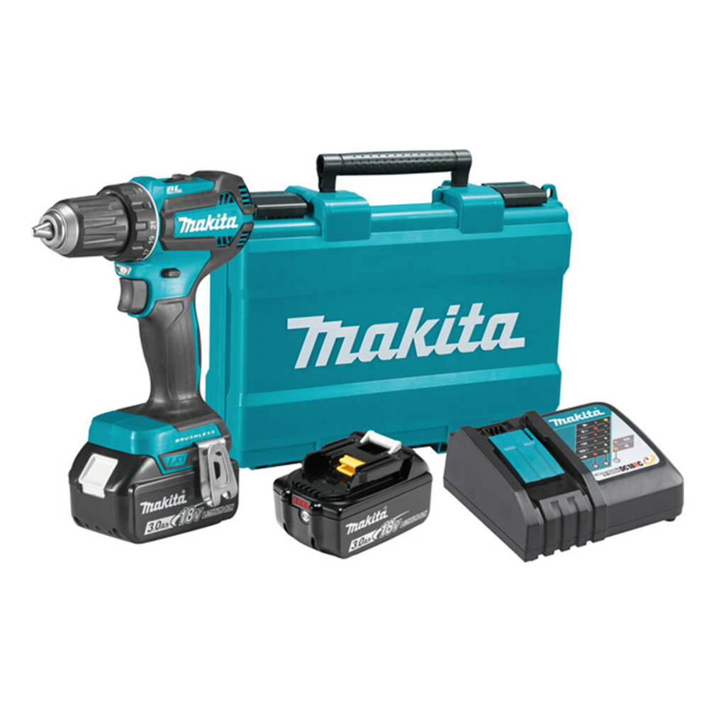 MAKITA aku bušilica-odvijač DDF485RFE 2xAku 18V 3,0Ah Makpac