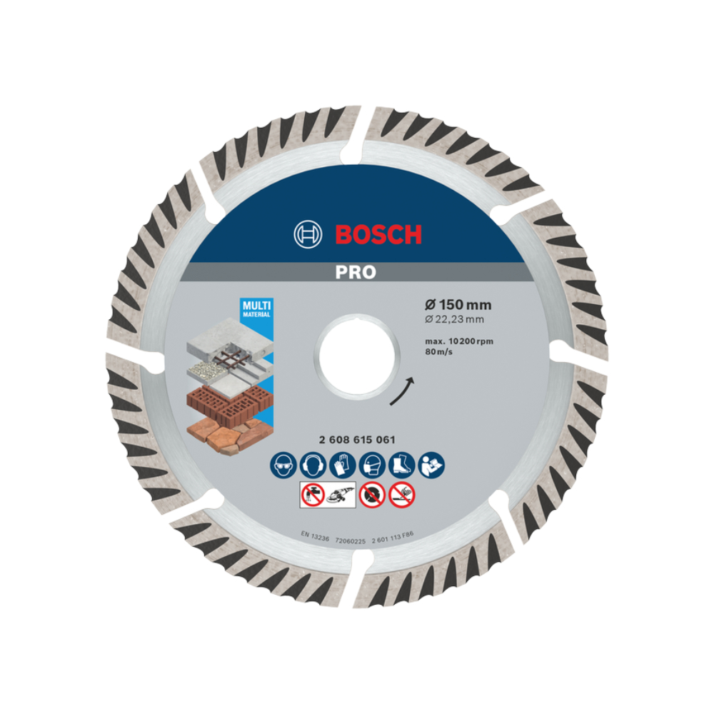BOSCH dijamantna rezna ploča PRO Multi Material 150x22,23 mm