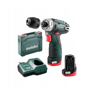 METABO aku bušilica-izvijač PowerMAXX BS 12 V 2xAku 12V 2,0Ah kovčeg