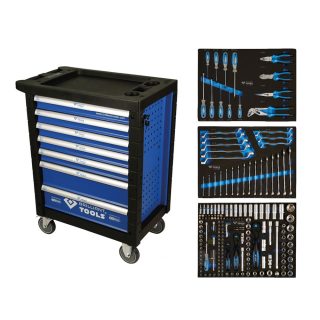 BRILLIANT TOOLS radionička kolica s alatom 7 ladica 207 dj. BT153207-BTL