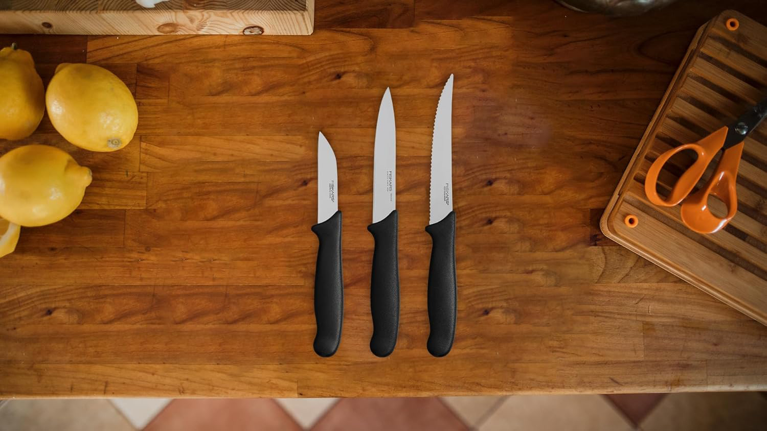 FISKARS set noževa za povrće 3 kom 1065584 - Slika 2