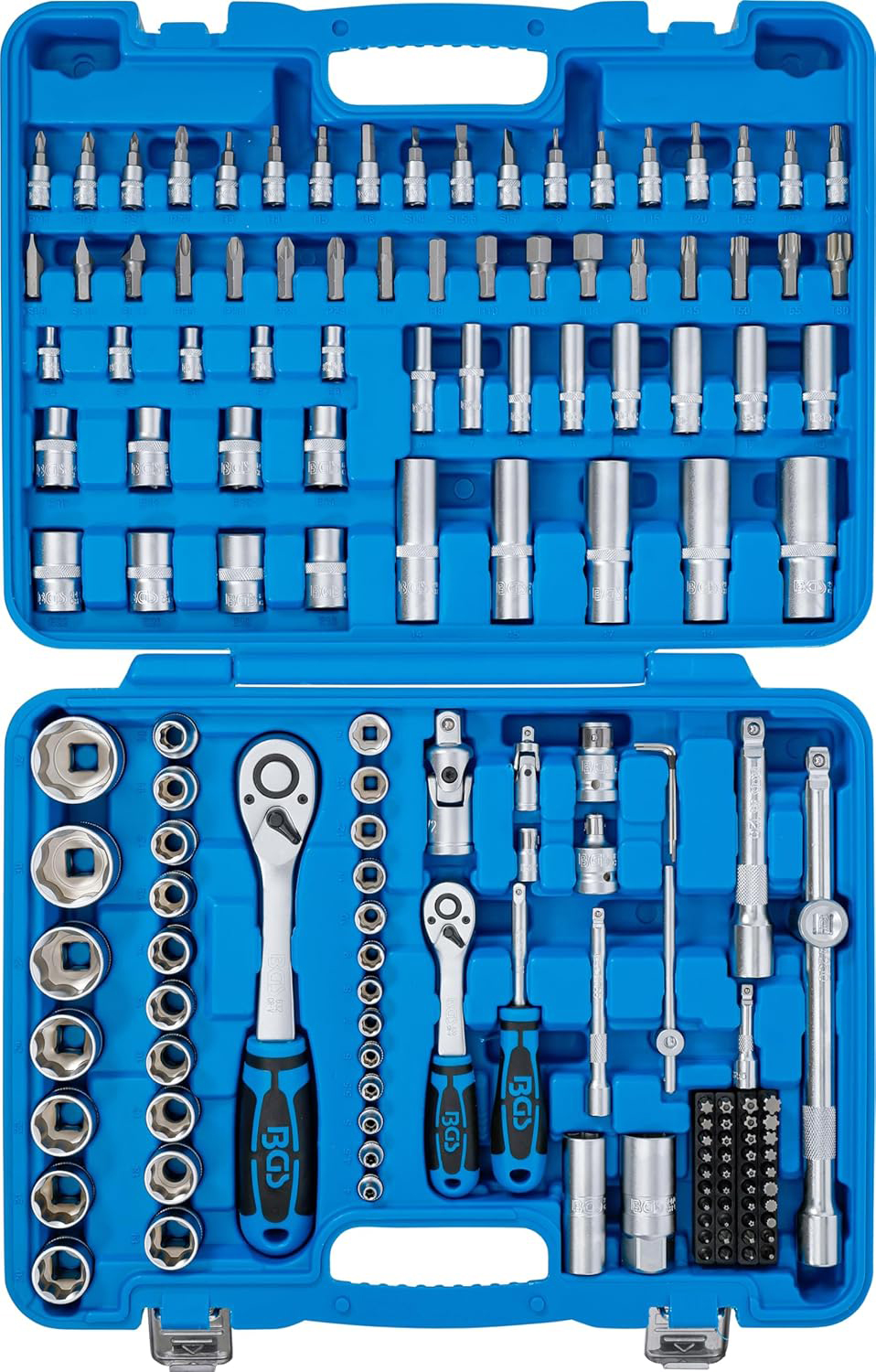 BGS set nasadnih Super Lock ključeva i bitova 1/4"+ 1/2"+ 1/2" 150 dj. 74518 - Slika 4
