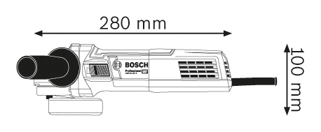 BOSCH kutna brusilica GWS 9-125 - Slika 9