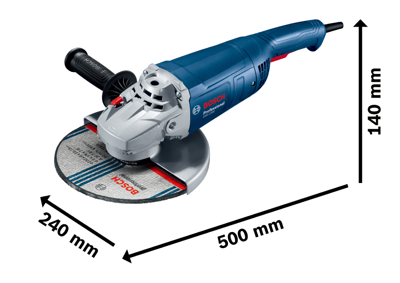 BOSCH kutna brusilica GWS 2200 230 mm - Slika 7