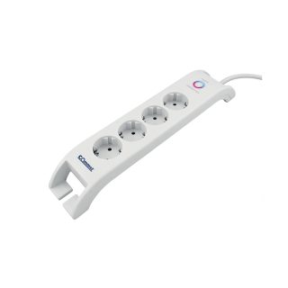 COMMEL produžni kabel 2m 4x utičnica USB 16A sklopka bijeli 380-108