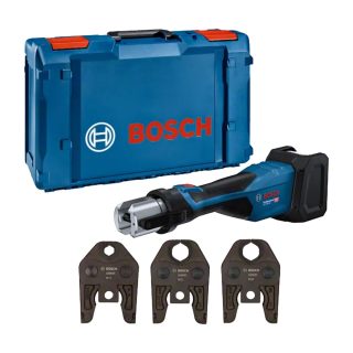 BOSCH aku alat za prešanje GPT 18V-32 + M čeljusti bez baterije kovčeg