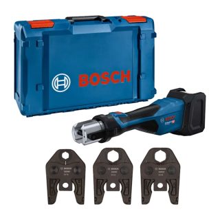 BOSCH aku alat za prešanje GPT 18V-32 + SV čeljusti bez baterije kovčeg
