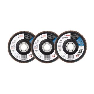 BOSCH set lameliranih brusih ploča za metal Expert X551 125 mm g40/g60/g80