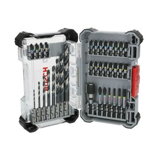 BOSCH set svrdala i bitova izvijača za metal 35-dijelni