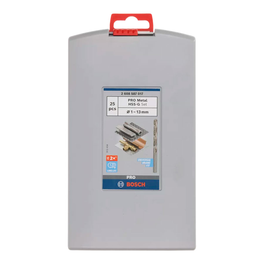BOSCH set svrdala za metal MHSS-G 1-101 mm 25-dijelni - Slika 3