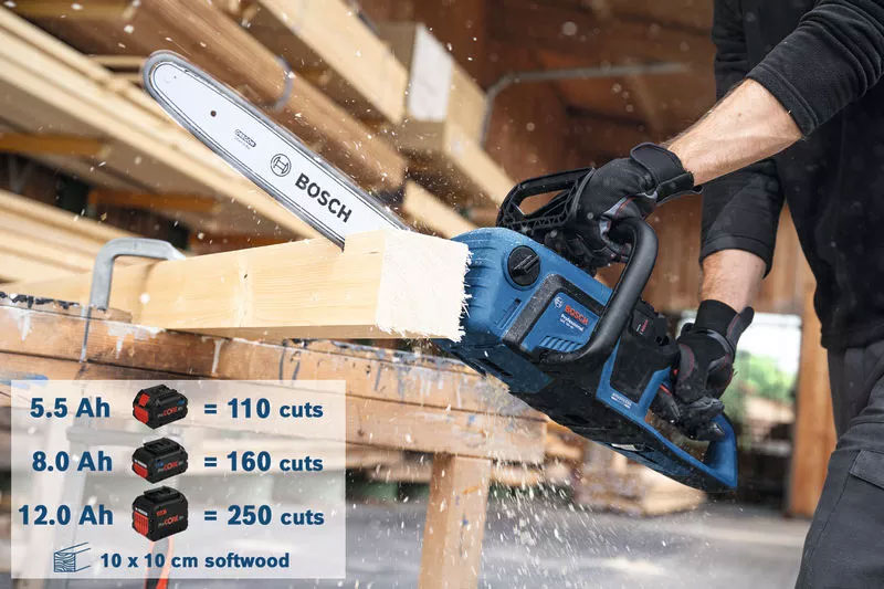 BOSCH aku lančana pila GKE 18V-40 18V bez baterije - Slika 7