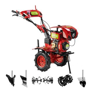 PRAKTIK Garden motorna kopačica PG64910 Diesel + nastavci 6 KS, 80-100cm