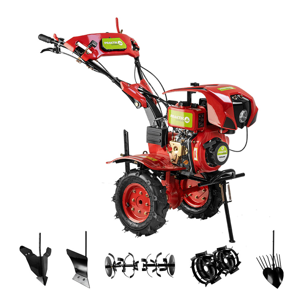PRAKTIK Garden motorna kopačica PG64910 Diesel + nastavci 6 KS, 80-100cm