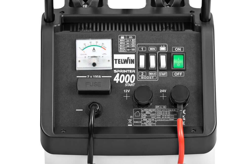 TELWIN punjač/starter SPRINTER 4000 START 12/24V 90A 20-1000Ah - Slika 3