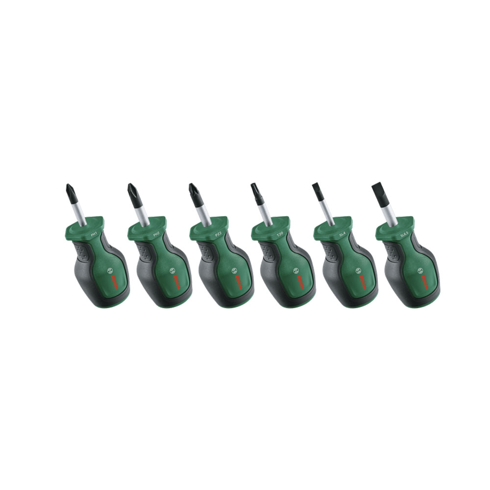 BOSCH set kratkih Stubby odvijača 6 dj.