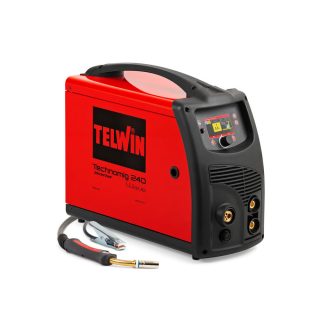 TELWIN aparat za zavarivanje MIG-MAG/FLUX/BRAZING/MMA/TIG DC-Lift inverter TECHNOMIG 240 Wave 220A + pribor