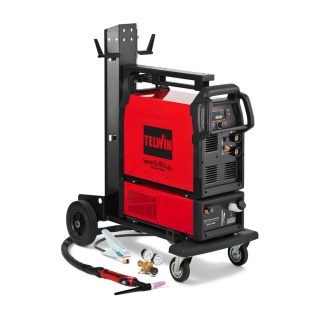 TELWIN aparat za zavarivanje MMA/TIG inverter SUPERIOR TIG 422 WAVE AC/DC 400A AQUA trolley
