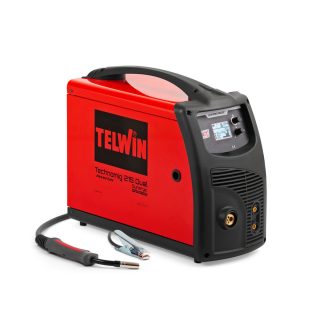 TELWIN aparat za zavarivanje MIG-MAG/FLUX/BRAZING/MMA/TIG DC-Lift inverter TECHNOMIG 215 Dual Synergic 220A + pribor