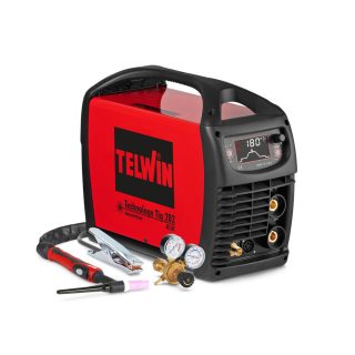 TELWIN aparat za zavarivanje MMA/TIG inverter TECHNOLOGY TIG 202 AC/DC 180A + pribor