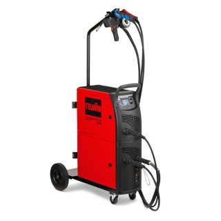 TELWIN aparat za zavarivanje MIG-MAG/FLUX/BRAZING/MMA/TIG DC-Lift inverter TECHNOMIG 223 Treo Synergic 220A + pribor i gorionik