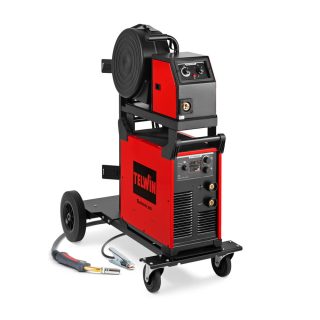 TELWIN aparat za zavarivanje MIG-MAG/FLUX/BRAZING/MMA/TIG DC-Lift/GOUGING inverter SUPERMIG 350i 270A + pribor i kolica