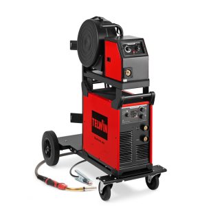 TELWIN aparat za zavarivanje MIG-MAG/FLUX/BRAZING/MMA/TIG DC-Lift/GOUGING inverter SUPERMIG 450i 400A + pribor i kolica
