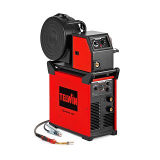 TELWIN aparat za zavarivanje MIG-MAG/FLUX/BRAZING/MMA/TIG DC-Lift/GOUGING inverter SUPERMIG 450i 400A + pribor