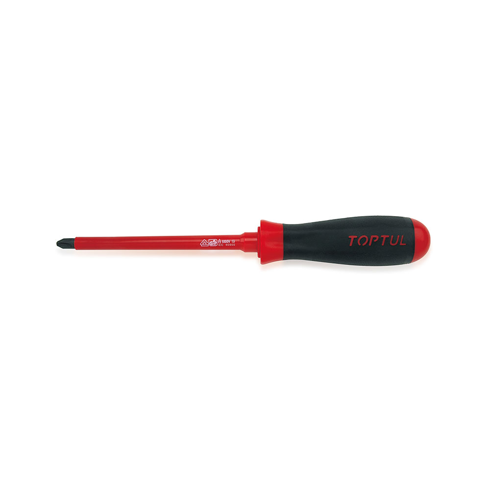 TOPTUL odvijač križni VDE PH2x100 mm FBEB0210-TPL