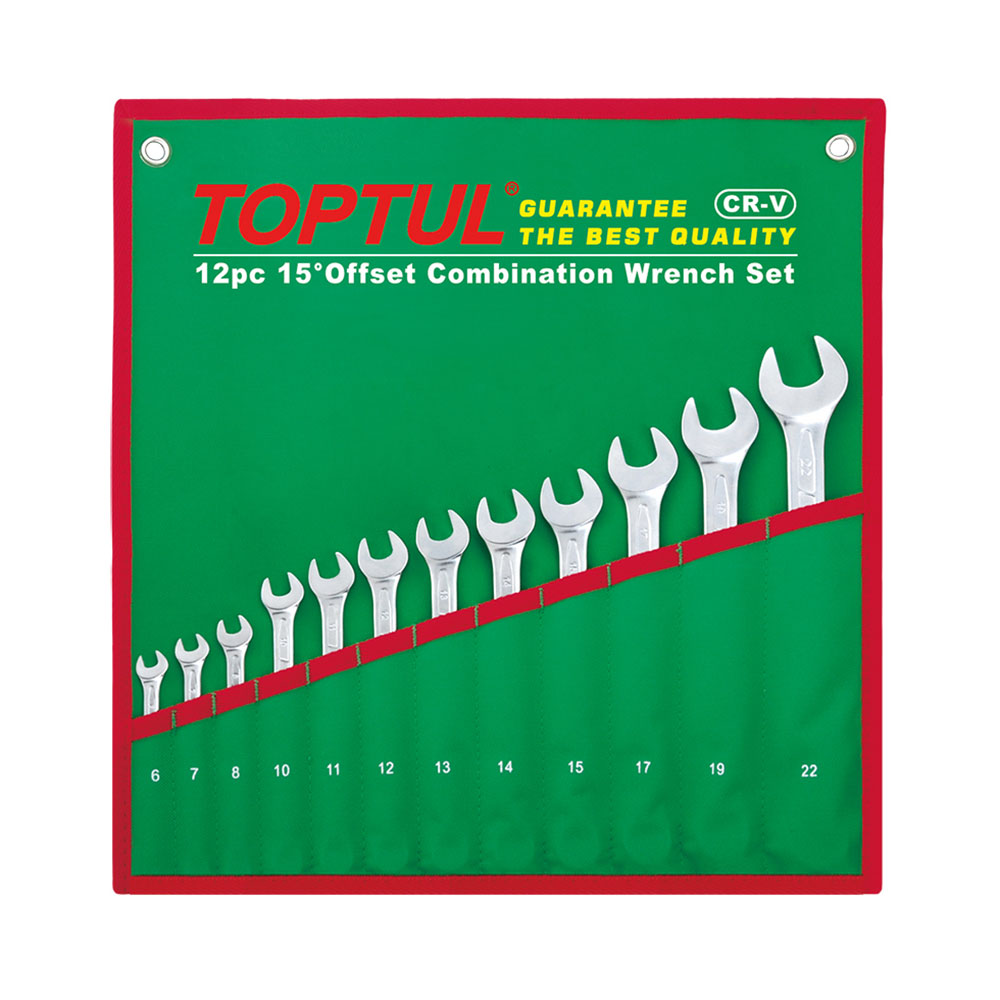 TOPTUL set viličasto-okastih ključeva 6-22 mm 12 dj. GAAA1213-TPL