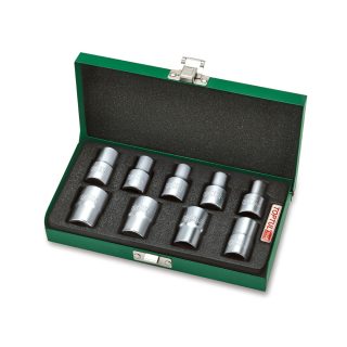 TOPTUL set Torx nasadnih ključeva 1/2" E10-E24 9 dj. GAAD0907-TPL