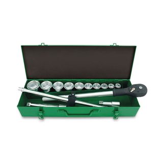 TOPTUL set nasadnih ključeva s račnom i produžecima 3/4" 14-dijelni GCAD1405-TPL