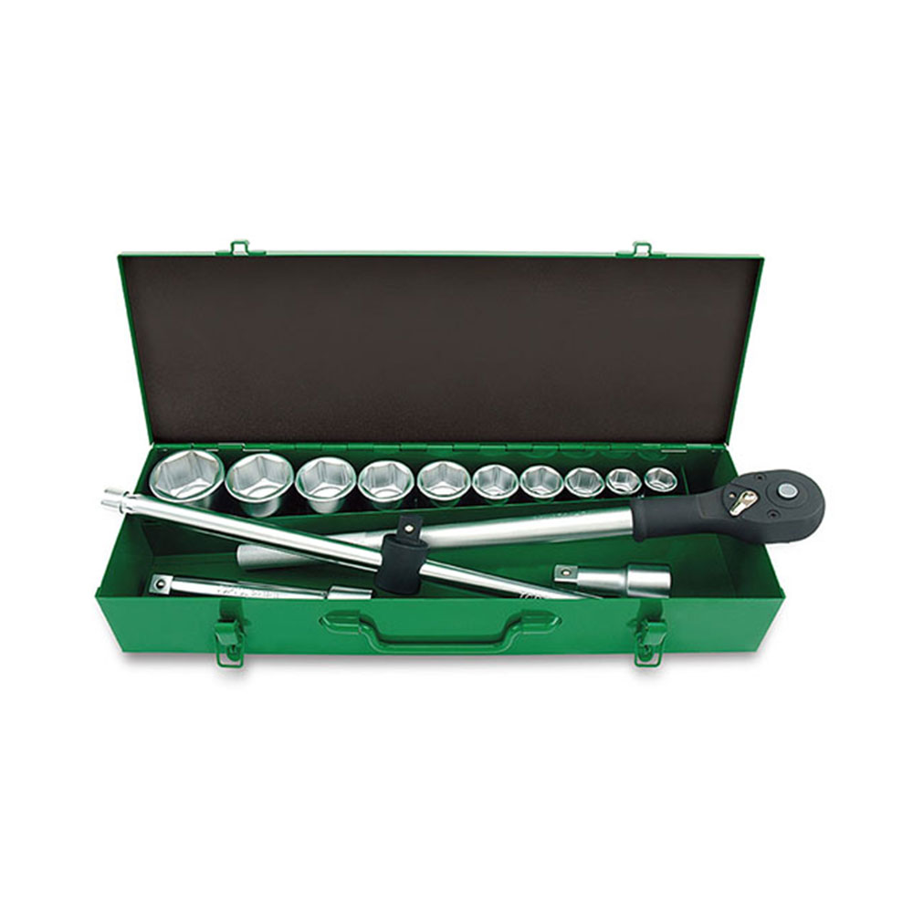 TOPTUL set nasadnih ključeva s račnom i produžecima 3/4" 14-dijelni GCAD1405-TPL