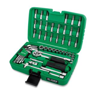 TOPTUL set nasadnih ključeva 1/4" s račnom 51-dijelni GCAI5102-TPL