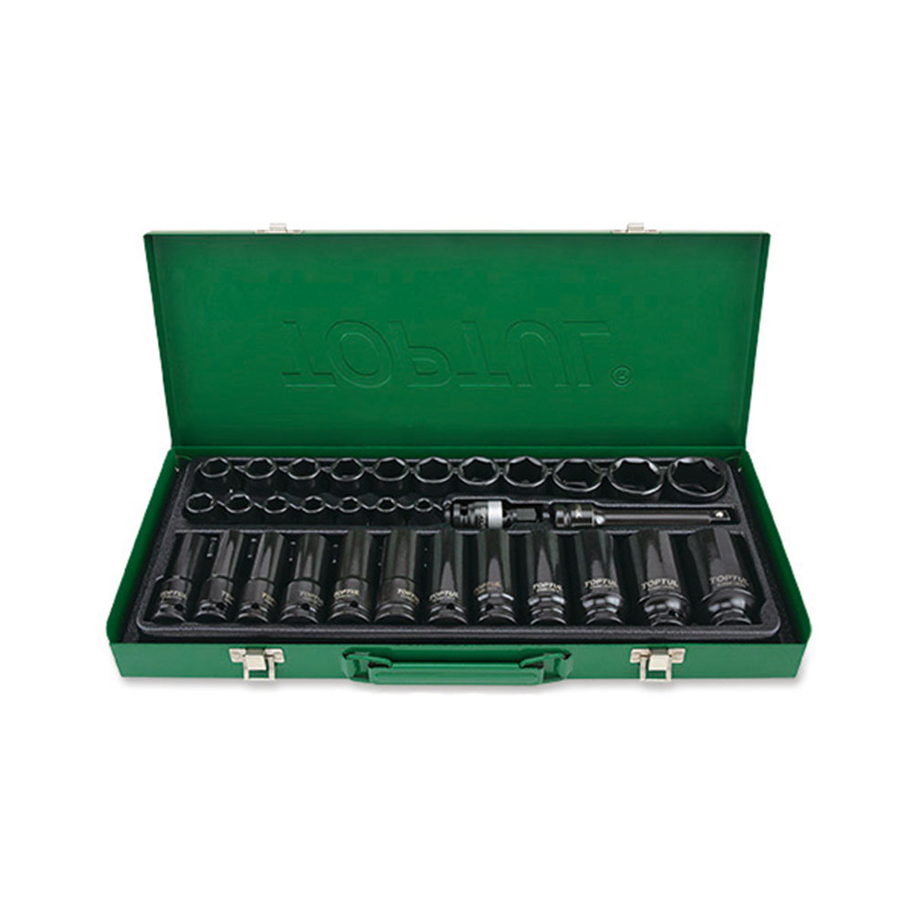 TOPTUL set nasadnih ključeva 1/2" 32-dijelni GDAD3201-TPL